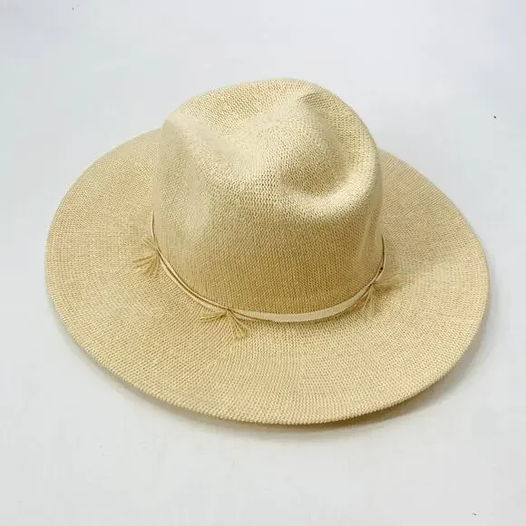 Wyeth x Anthropologie Nubby Trimmed Rancher Hat Beige Beige Wool Felt Rancher Hat Billie in Bok Choy main image 3